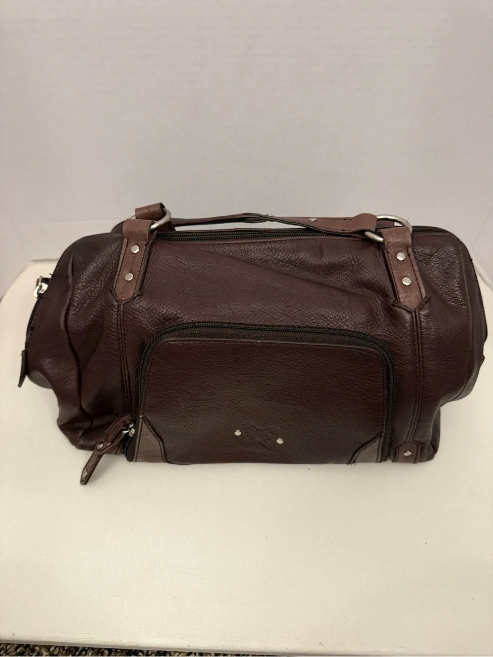 Brown Leather Shoulder Bag for Women